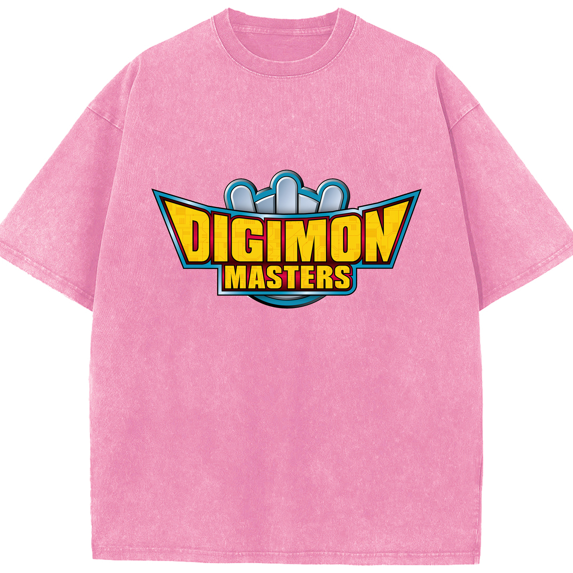 （画像用） Digimon デジタルモンスター/デジモン 綿100% ヴィンテージ風 半袖Tシャツ（フロントプリント）